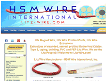 Tablet Screenshot of litz-wire.com